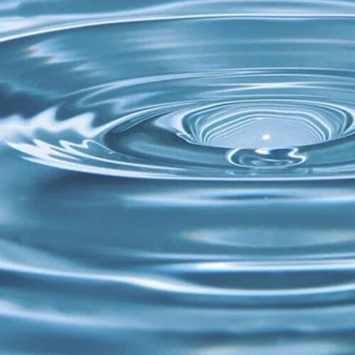 A zoomed in image of water ripples