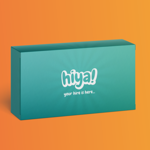 Hiya logo on a box