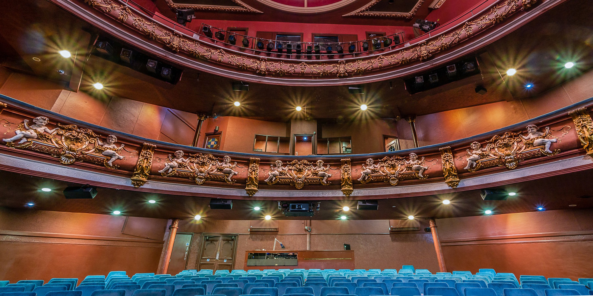 Harrogate Theatre from inside the theatre