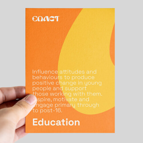 Enact postcard for Education