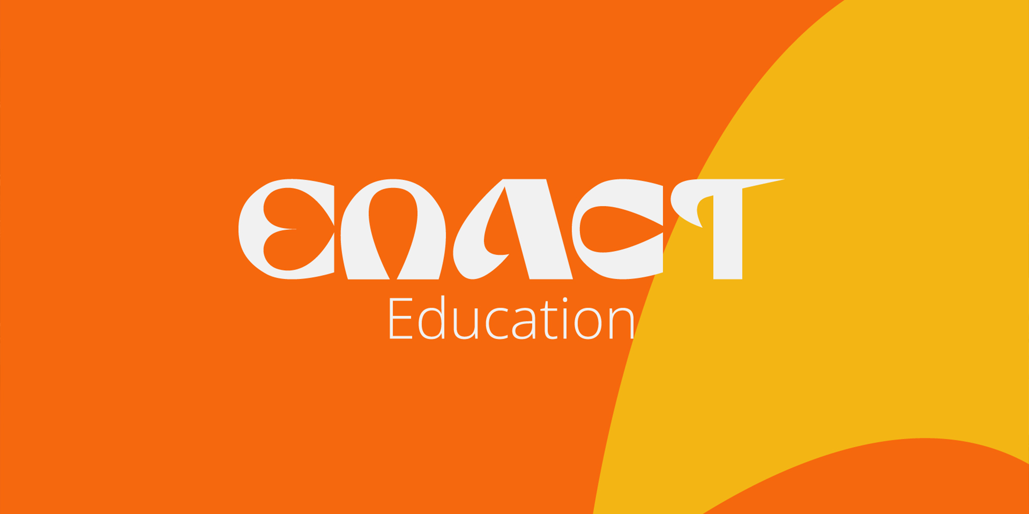 Enact Education brand banner