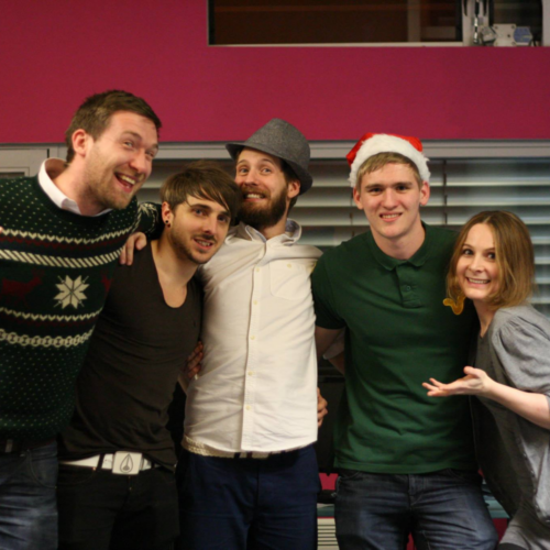 Splitpixel employees, Greg, Jon, Rob, Ash and Charlie in 2013