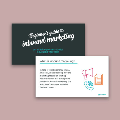 Beginner's guide to inbound marketing info card