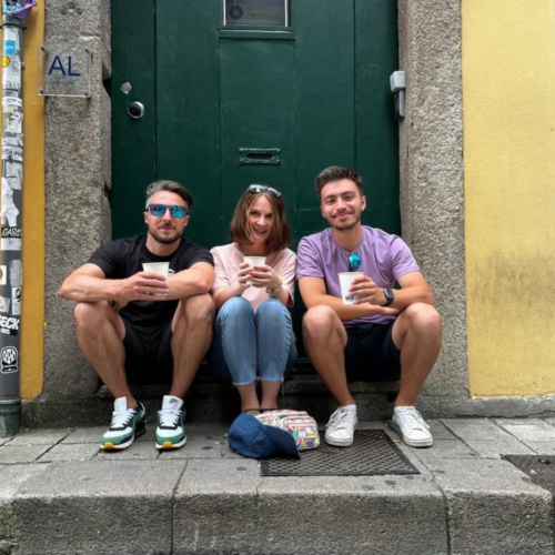 Jon, Charlie and Max in Porto