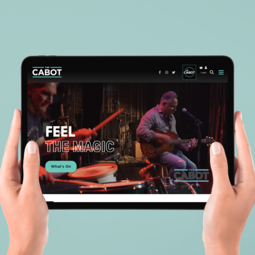 the cabots website homepage screenshot