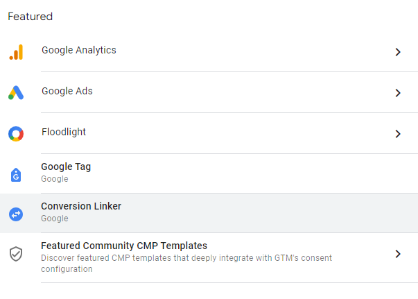 Conversion linker Google Ads