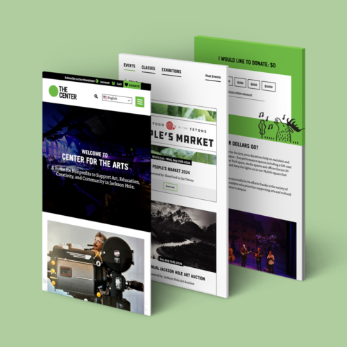 JH Center Website design