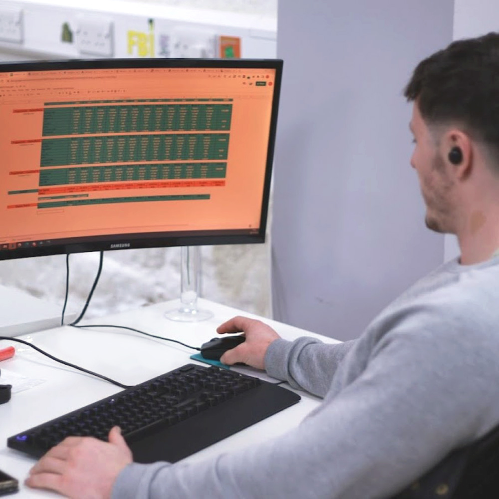 Ash, our PPC/SEO Manager doing a Paid Ads Forecast